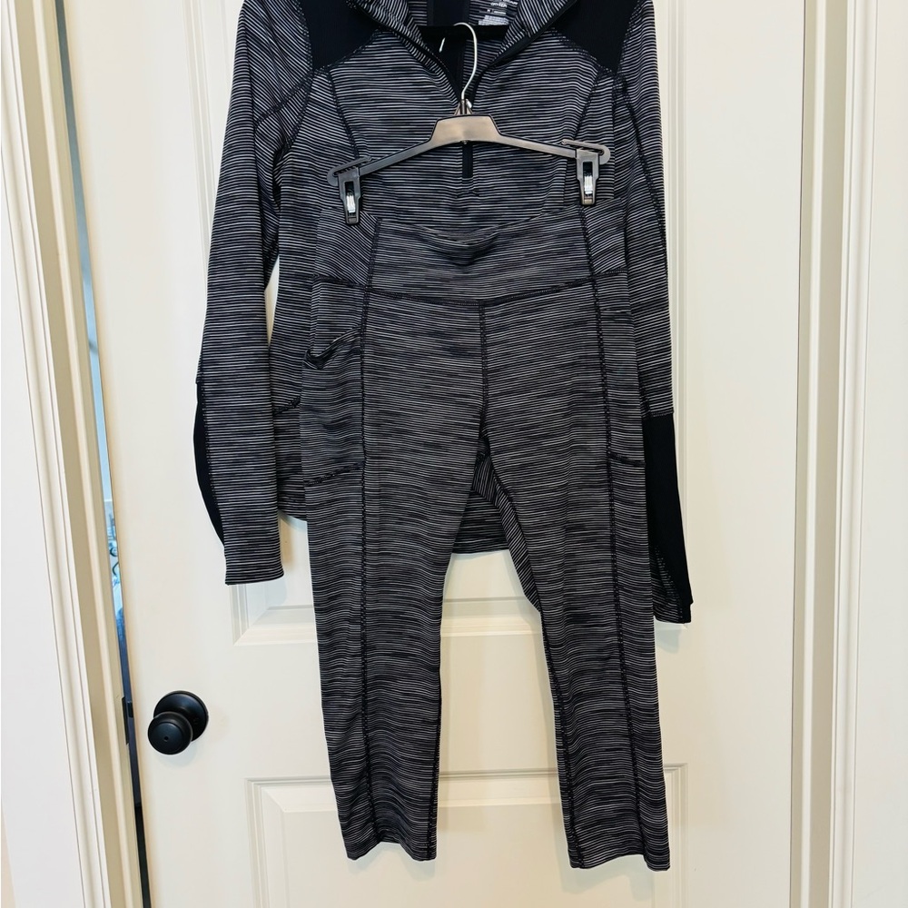 Tek Gear Black and Gray Women's Track Pants